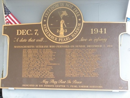Mass Veterans Pearl Harbor